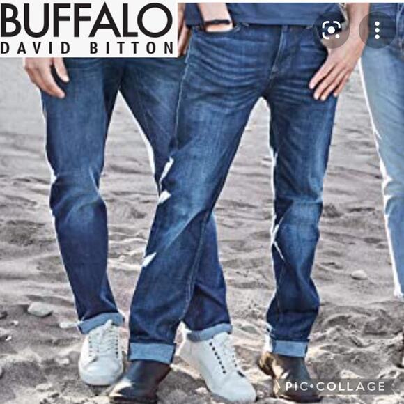 Buffalo David Bitton skinny ash basic jblue eans size 34x32 - Picture 1 of 12